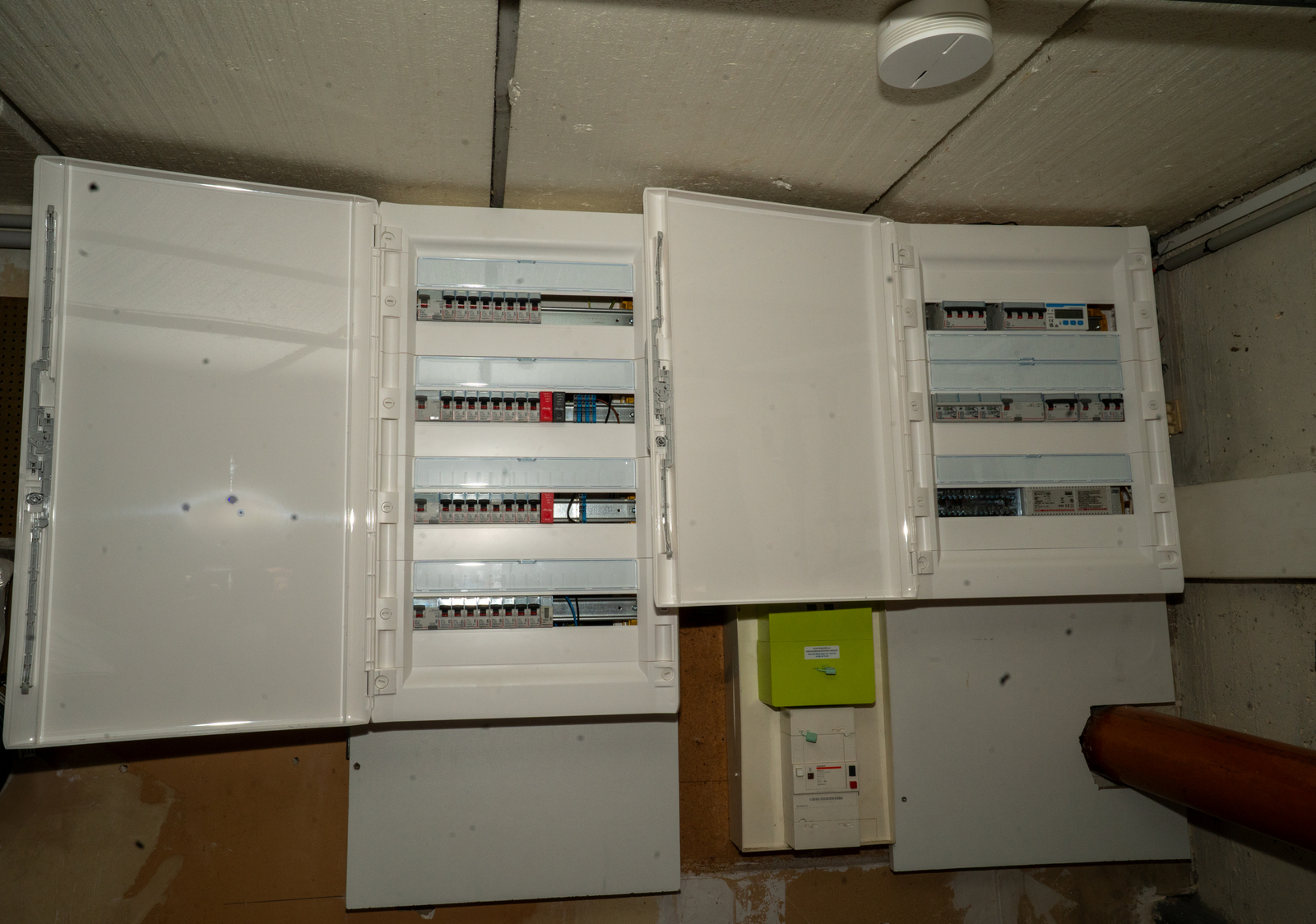 Tableau électrique réaménagé